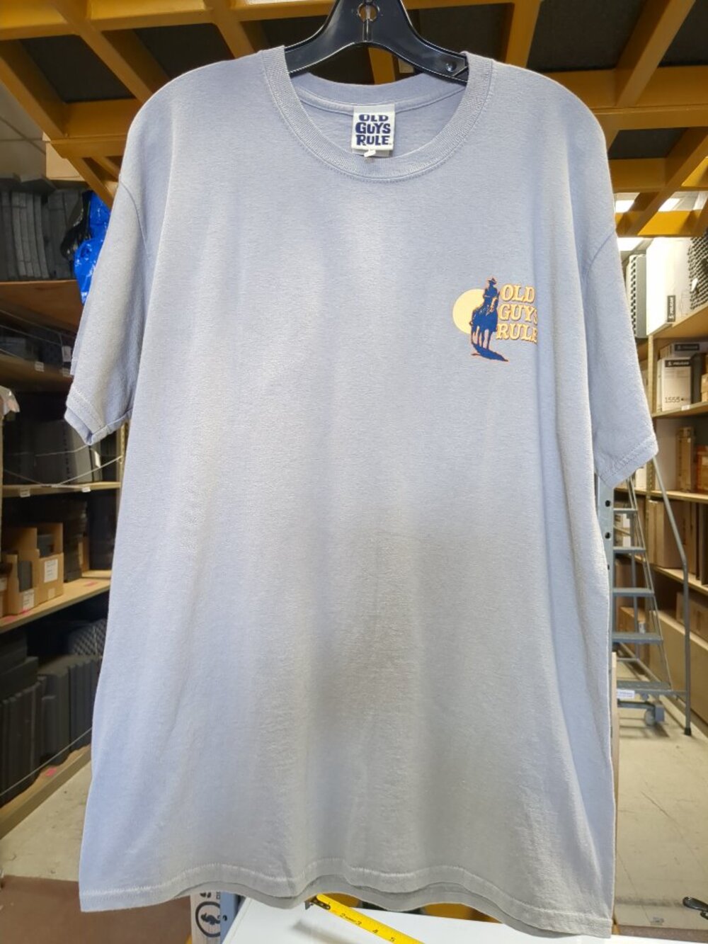 Vintage Old Guys Rule John Wayne Short Sleeve Tee Shirt - Picture 2 of 9